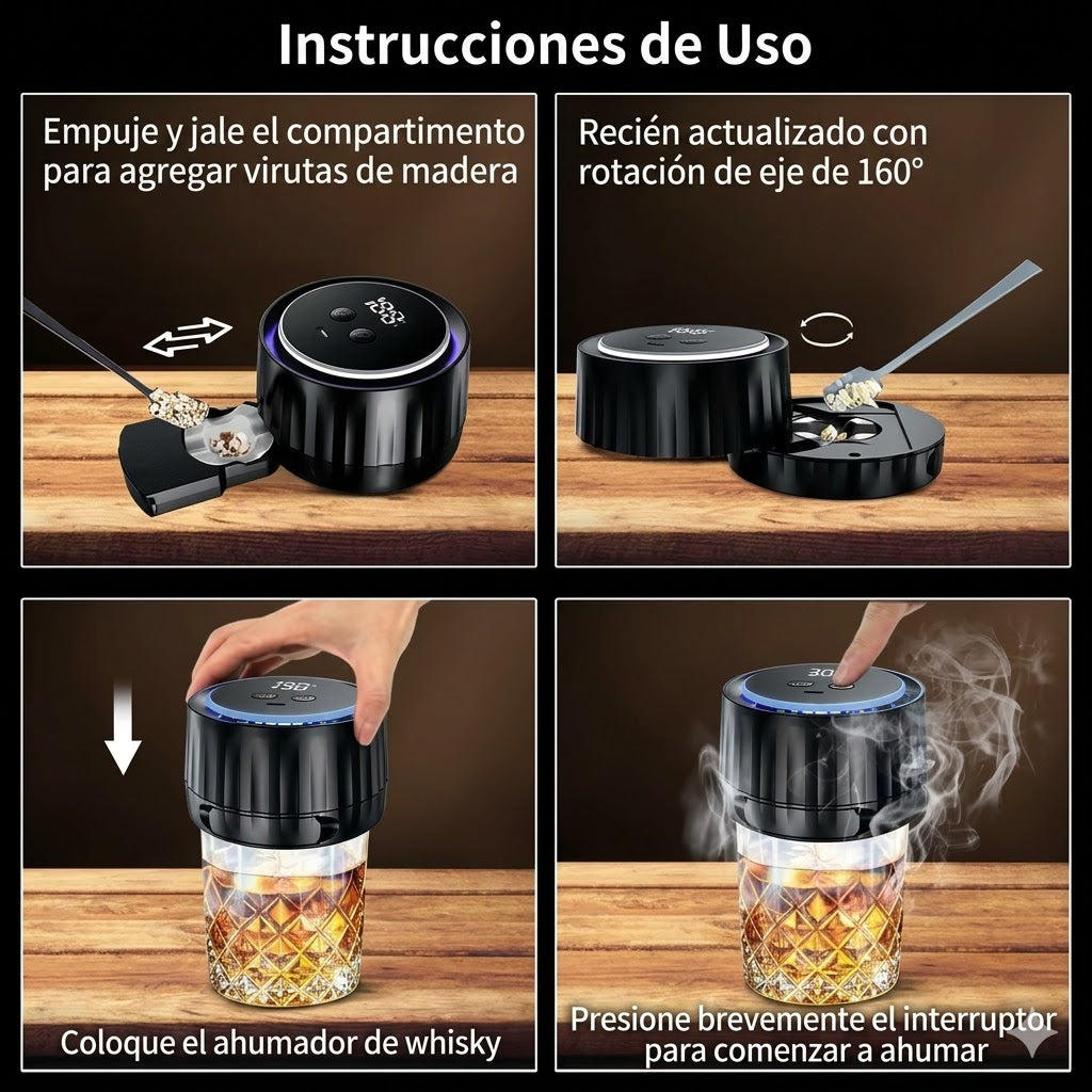 KIT AHUMADOR PARA COCTELES